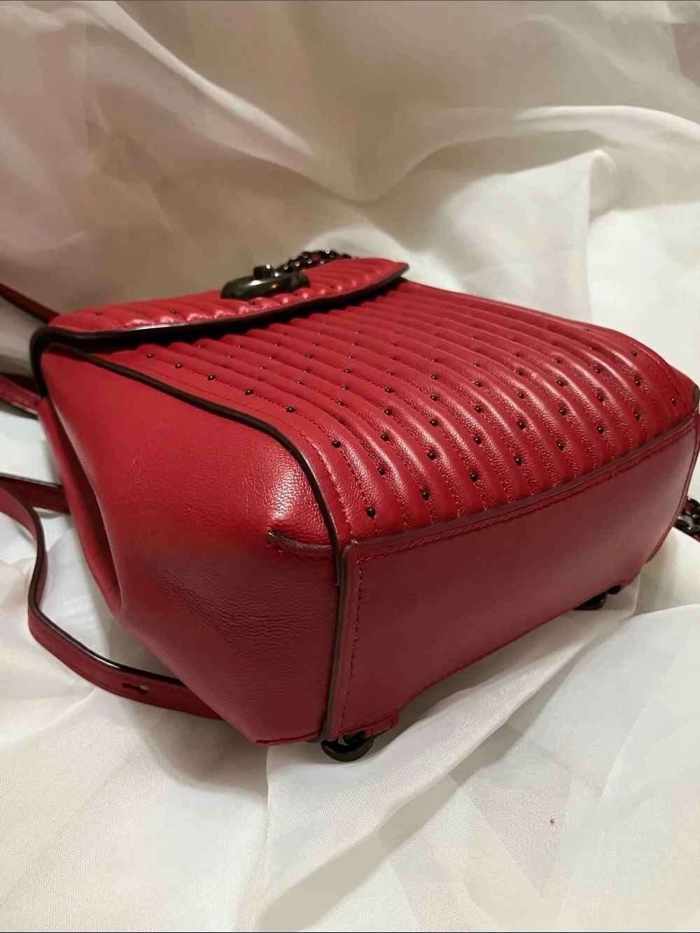 Parker Convertible Backpack 16 with Quilting and Rivets